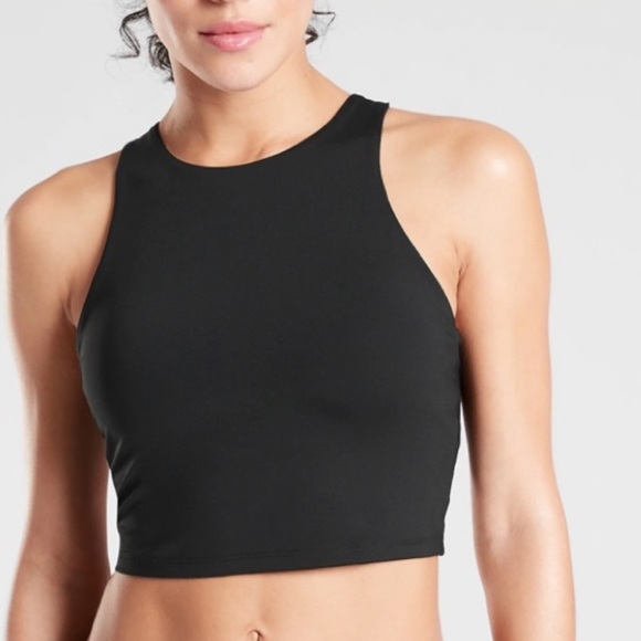 Athleta Other - Athleta Conscious Crop Bra Black Small
